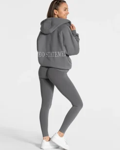 Discount Veste de sport Statement Oversized « graphite » Femme Sweats À Capuche Et Vestes De Sport