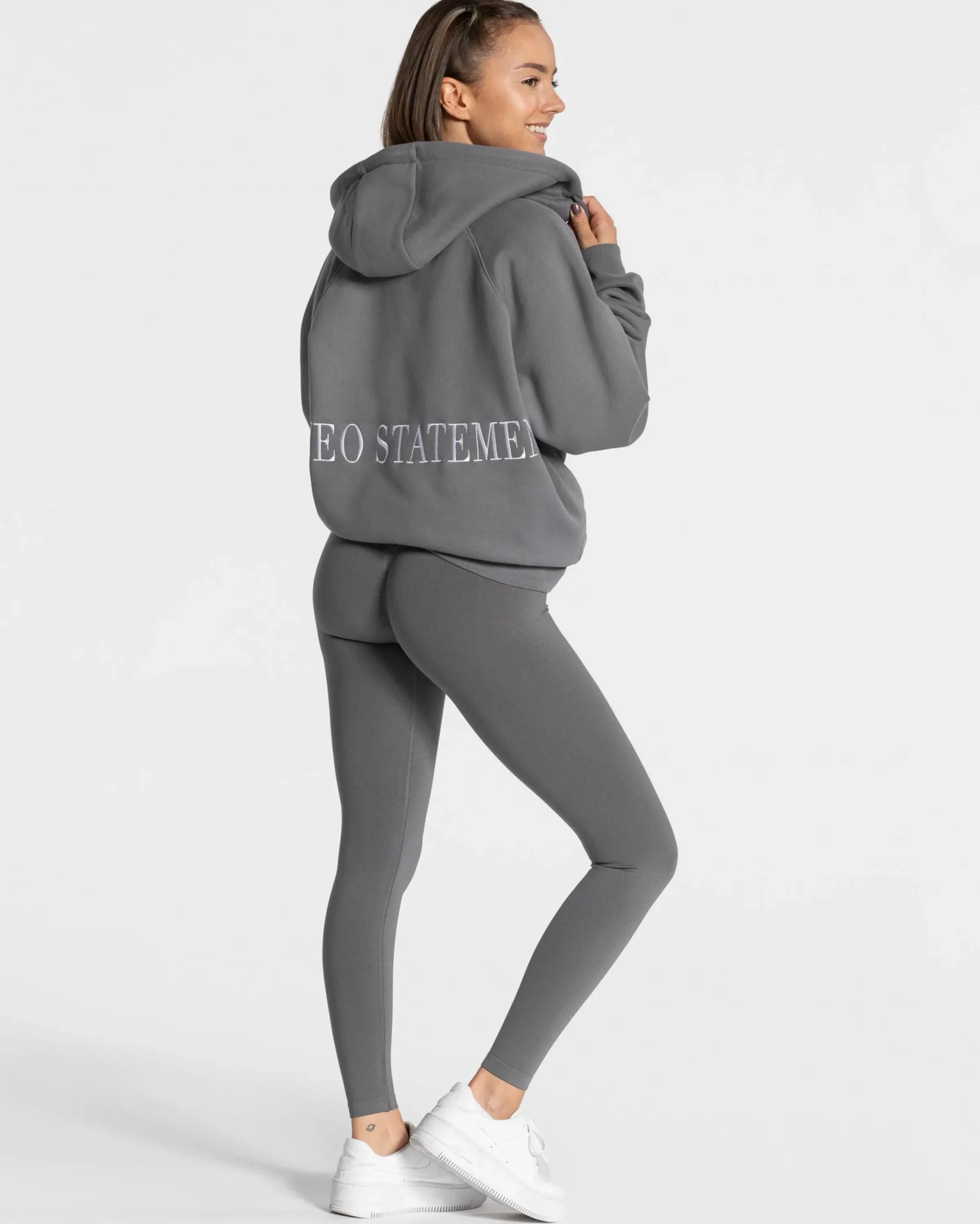 Discount Veste de sport Statement Oversized « graphite » Femme Sweats À Capuche Et Vestes De Sport