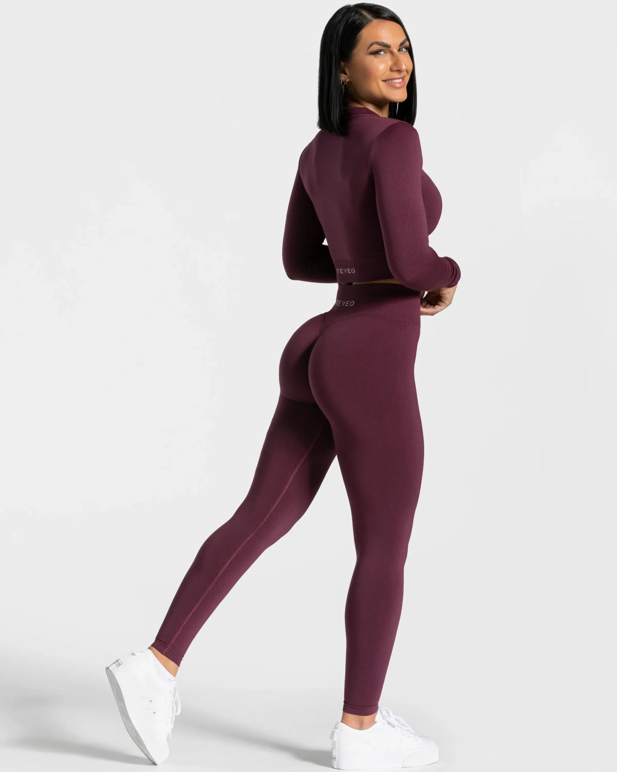 Best Veste de sport Statement Zip « prune » Femme Hauts À Manches Longues