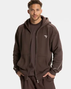 New Veste de sport zippée Ignite « Espresso » Homme Sweats À Capuche Et Sweats Zippés