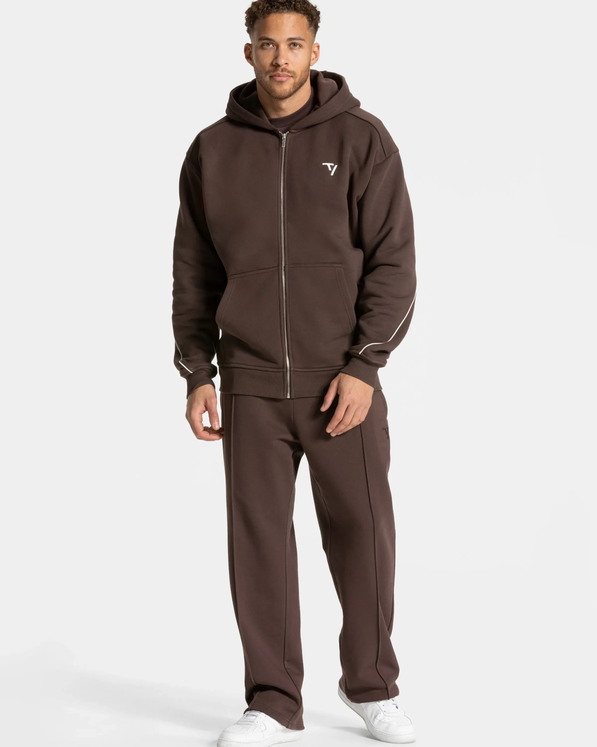 New Veste de sport zippée Ignite « Espresso » Homme Sweats À Capuche Et Sweats Zippés
