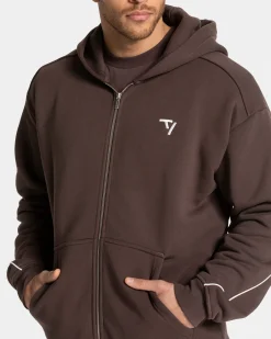 New Veste de sport zippée Ignite « Espresso » Homme Sweats À Capuche Et Sweats Zippés