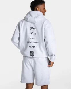Fashion Veste de sport zippée oversize Anniversary « gris clair » Homme Sweats À Capuche Et Sweats Zippés