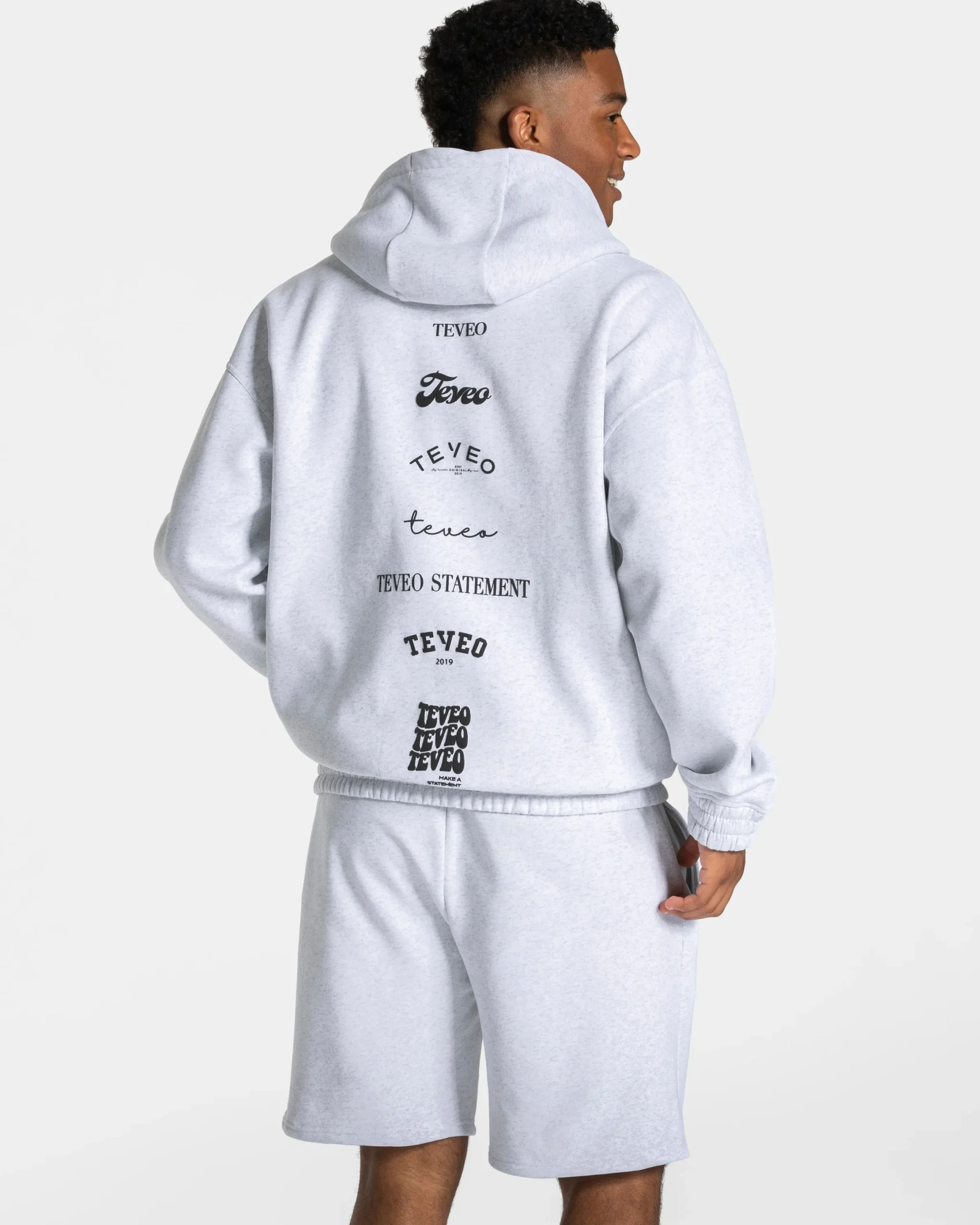 Fashion Veste de sport zippée oversize Anniversary « gris clair » Homme Sweats À Capuche Et Sweats Zippés