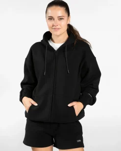 New Veste de sport zippée oversize Anniversary « noir » Femme Sweats À Capuche Et Vestes De Sport
