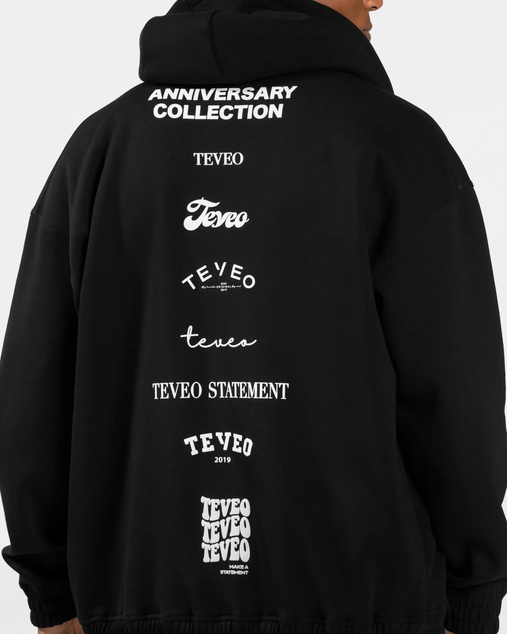 Discount Veste de sport zippée oversize Anniversary « noir » Homme Sweats À Capuche Et Sweats Zippés