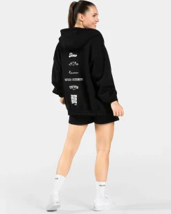 New Veste de sport zippée oversize Anniversary « noir » Femme Sweats À Capuche Et Vestes De Sport