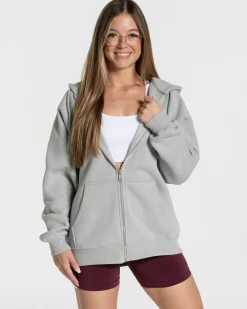 Online Veste oversize Candy « gris clair » Femme Sweats À Capuche Et Vestes De Sport