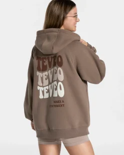 New Veste oversize Candy « moka » Femme Sweats À Capuche Et Vestes De Sport