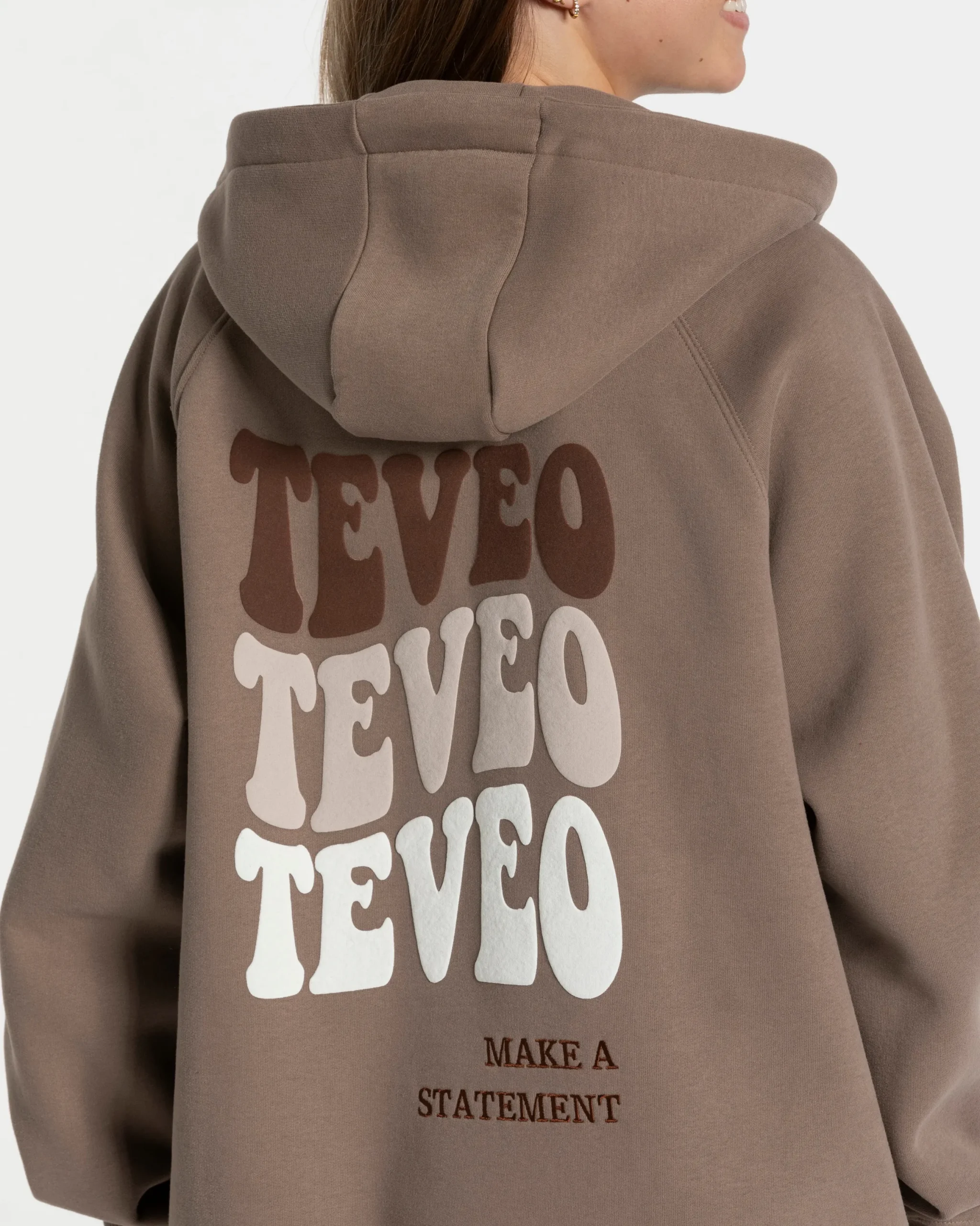 New Veste oversize Candy « moka » Femme Sweats À Capuche Et Vestes De Sport