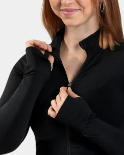 New Veste zippée Femme Shaping « kaki » Femme Hauts À Manches Longues