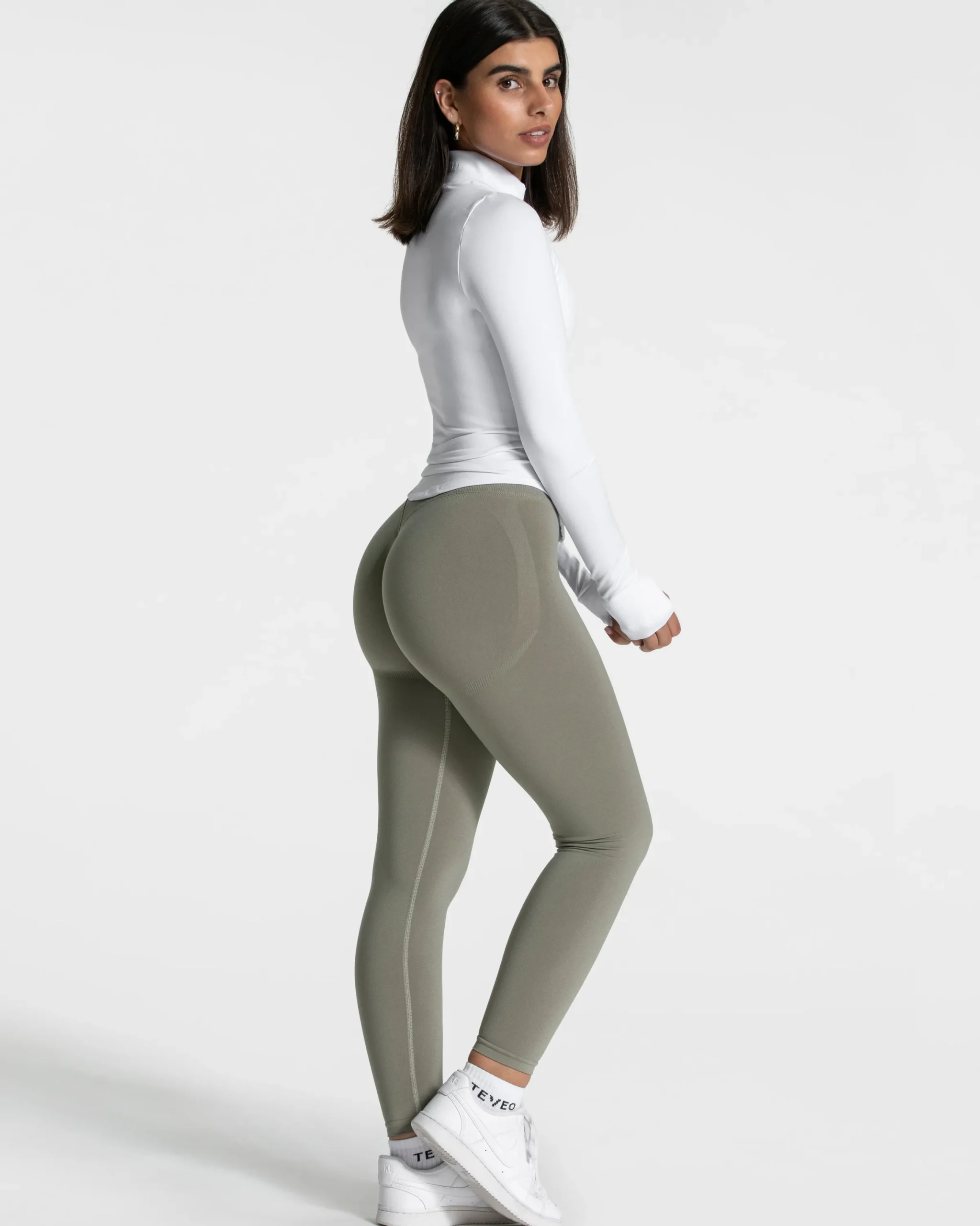 Best Veste zippée Femme Shaping « blanc » Femme Hauts À Manches Longues