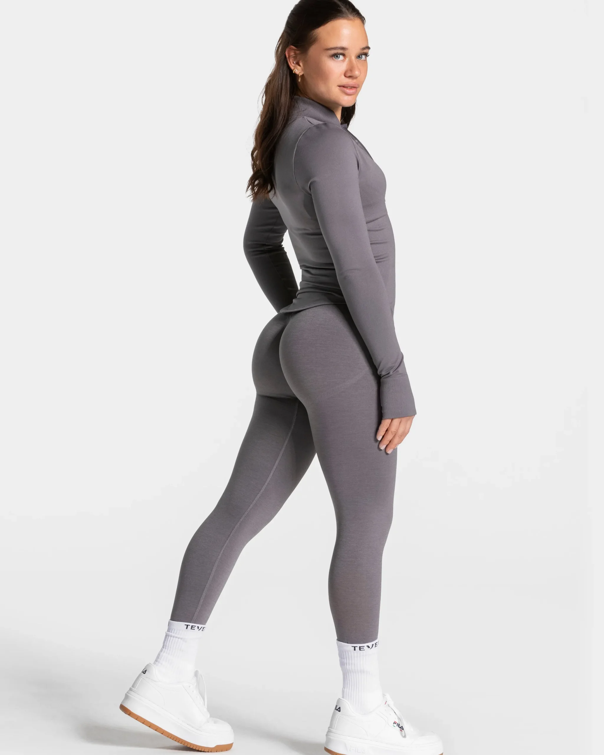 Clearance Veste zippée Femme Shaping « graphite » Femme Hauts À Manches Longues